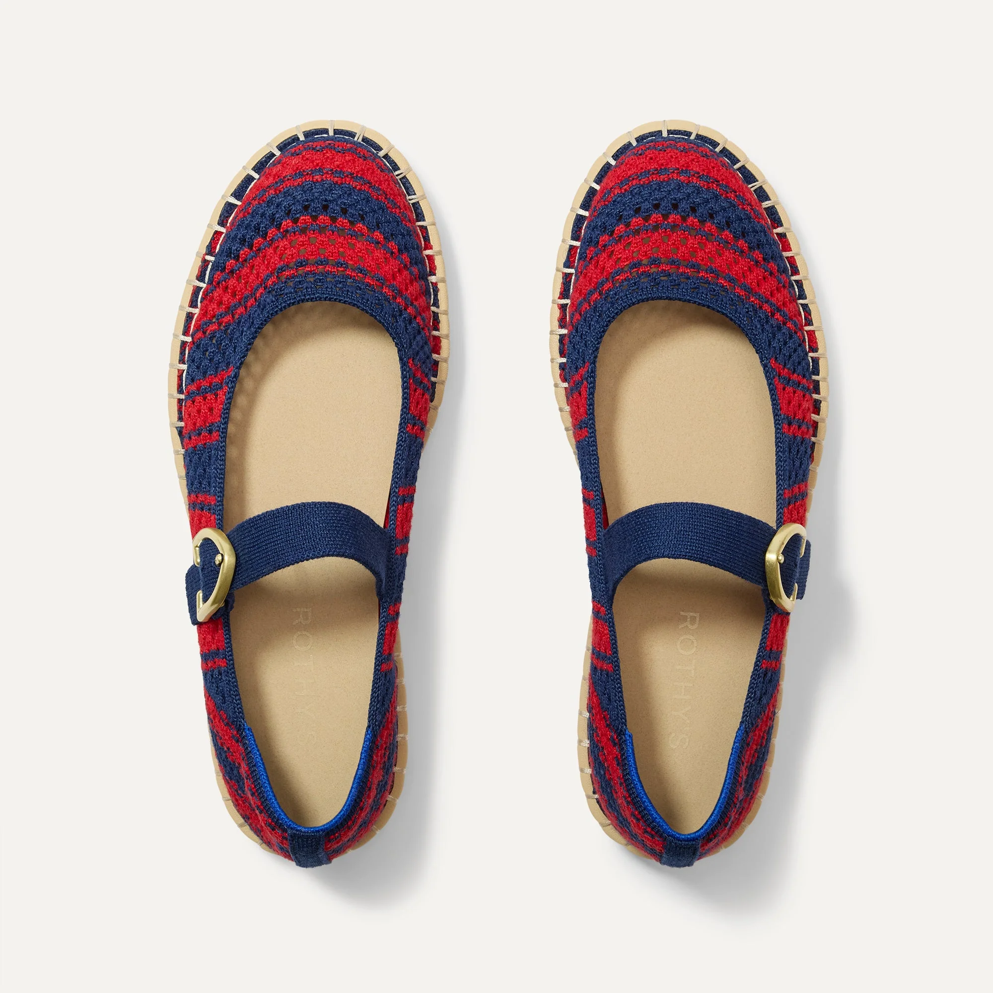 The Espadrille Mary Jane - Cherry Tide