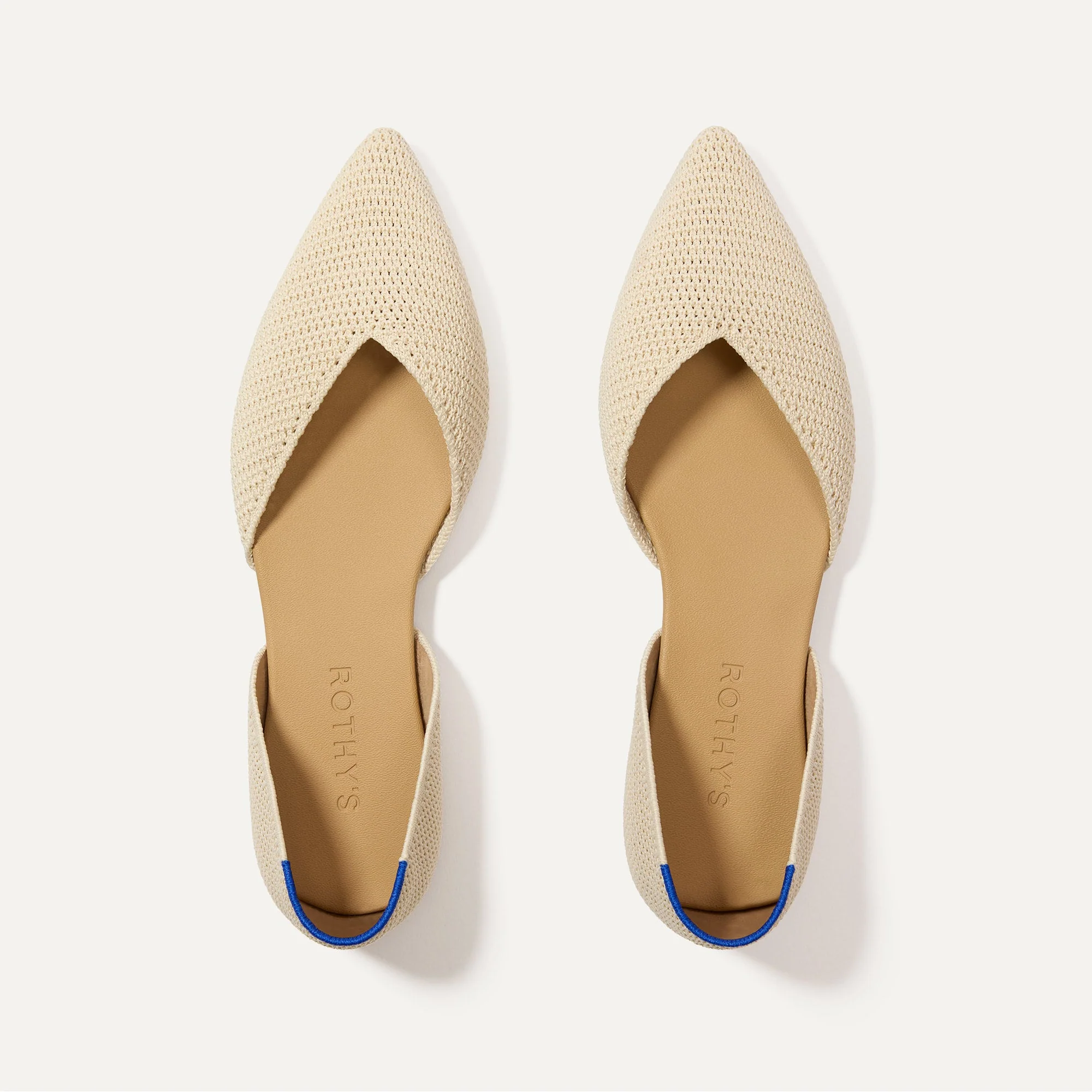 The D'Orsay Point - Conch Raffia-Knit