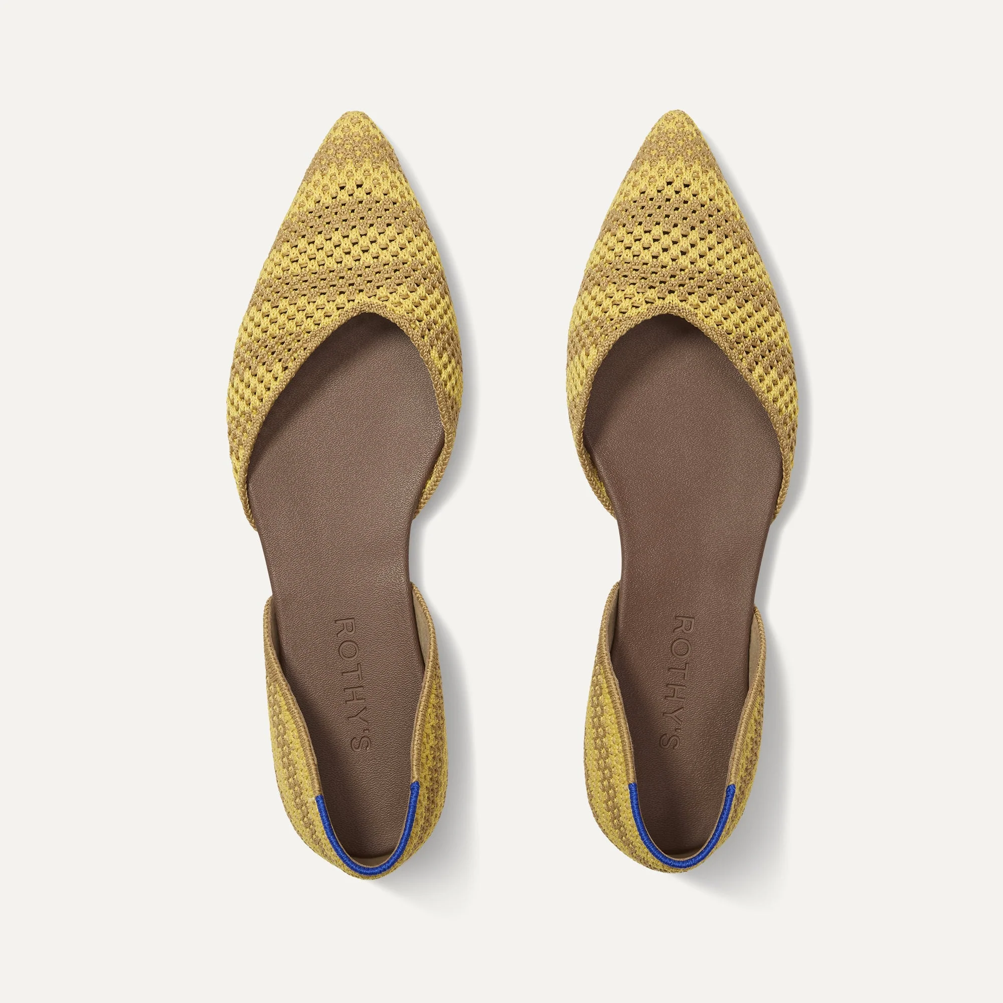 The D'Orsay Point - Daffodil Stripe