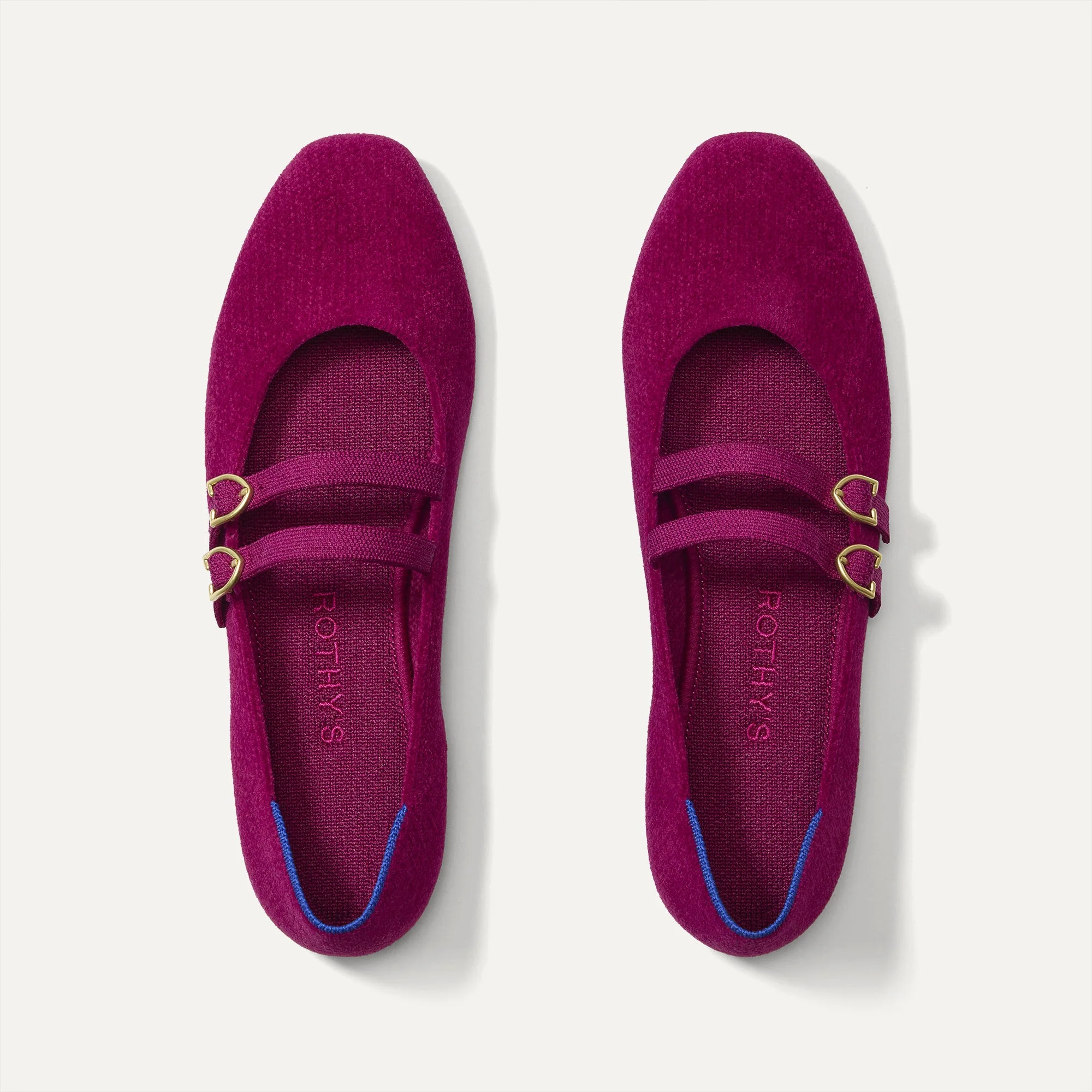 The Double Buckle Mary Jane - ReVelvet™ Mulberry