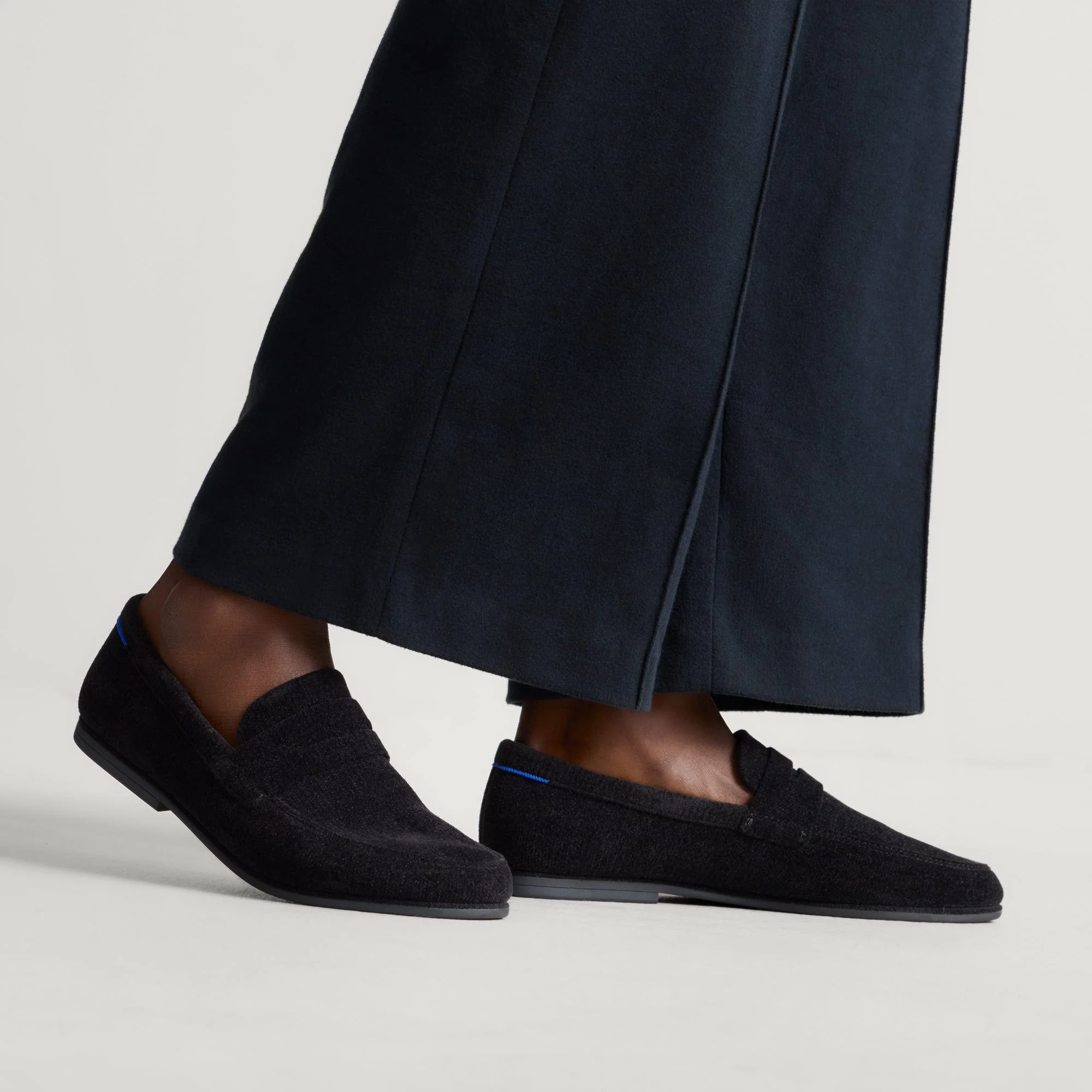 The Ravello Penny Loafer - ReVelvet™ Black - Image 2