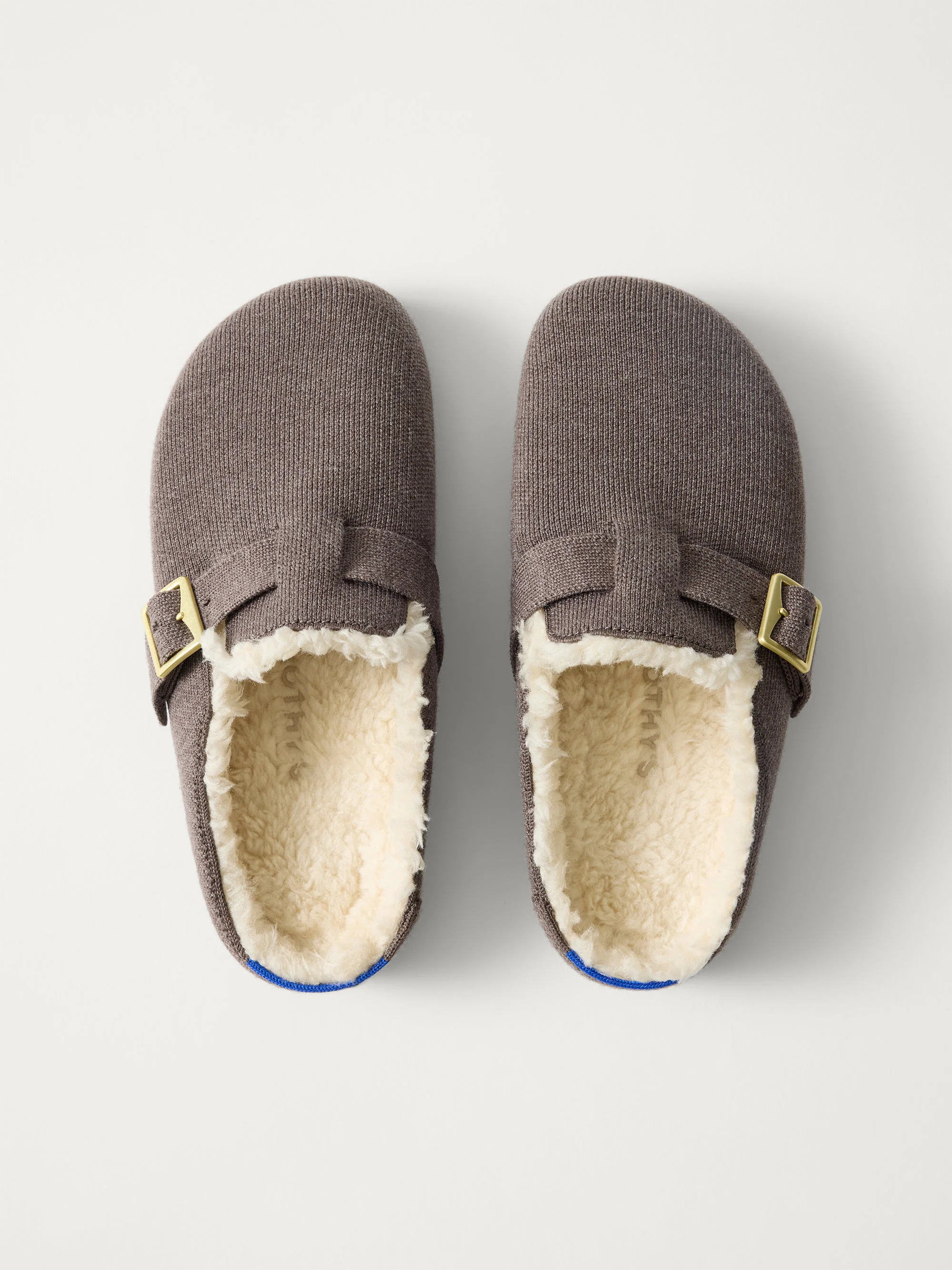 The Teddy Buckle Clog - Porcini