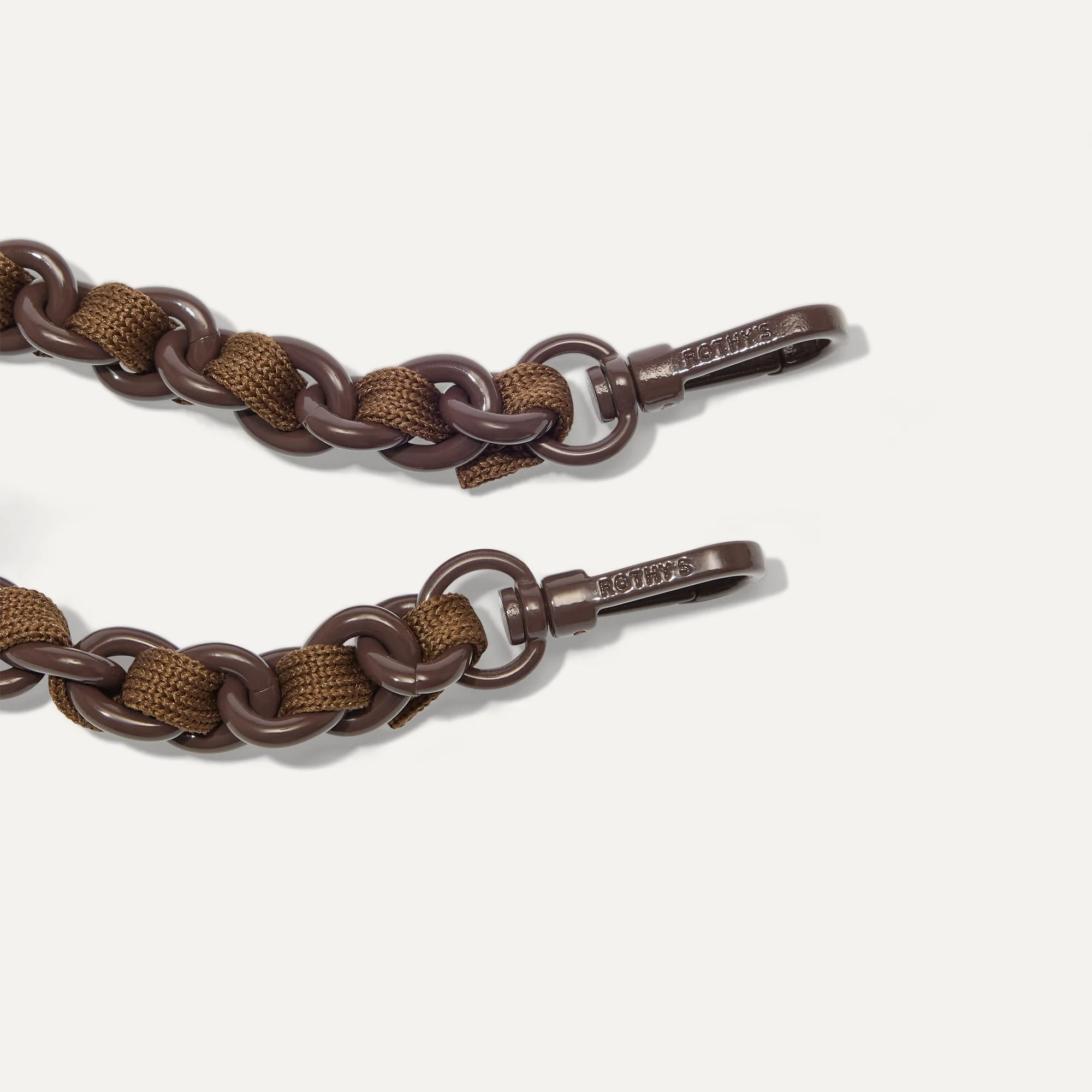 The Crossbody Strap - Espresso Chain-Knit - Image 3