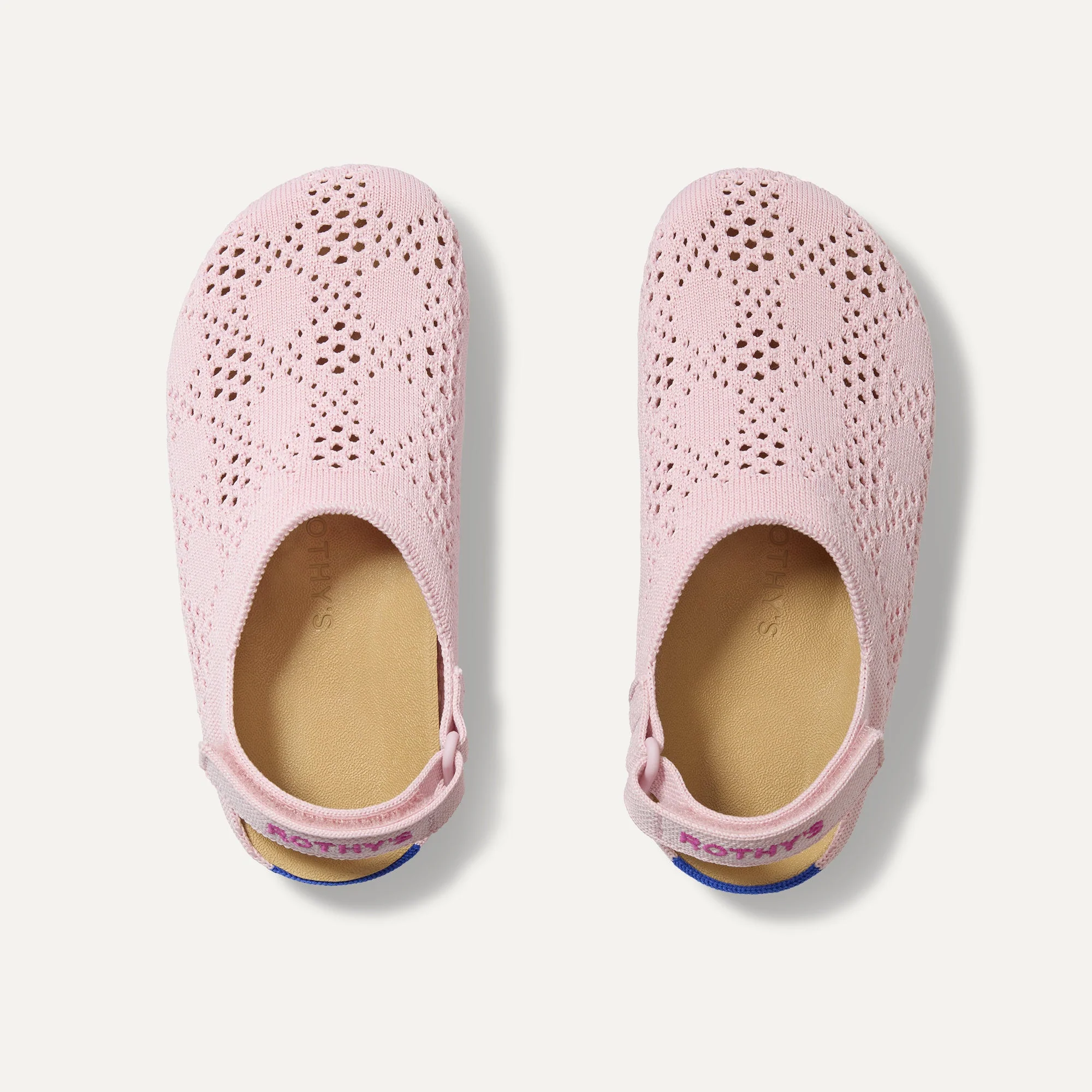 The Kids Clog - Pink Crochet