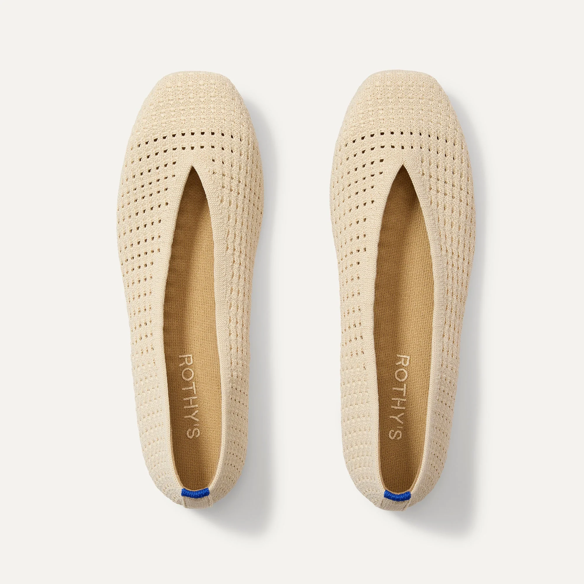 The Max Square Ballerina - Off White Mesh