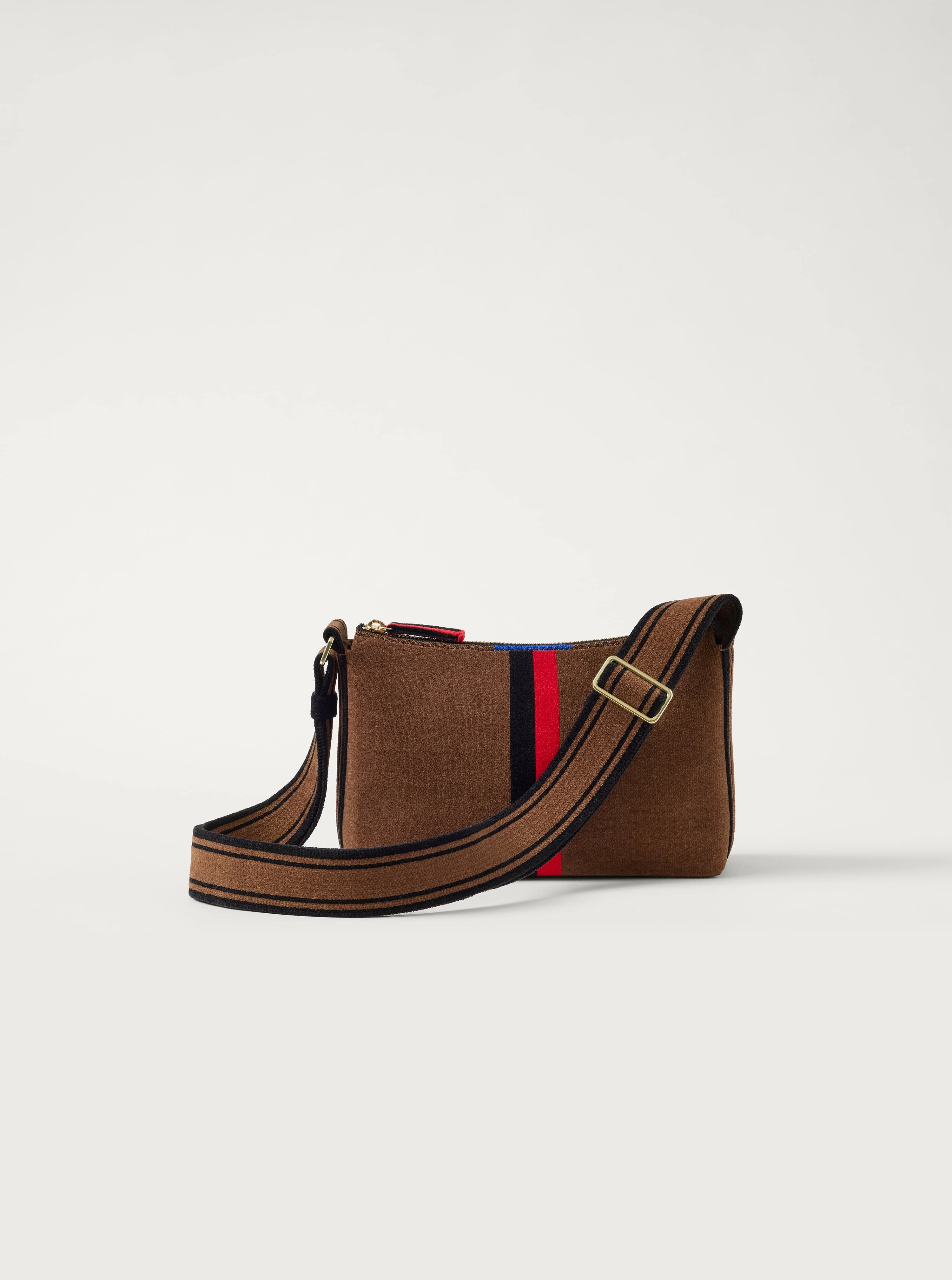 The Casual Crossbody - ReVelvet™ Cinnamon Stripe